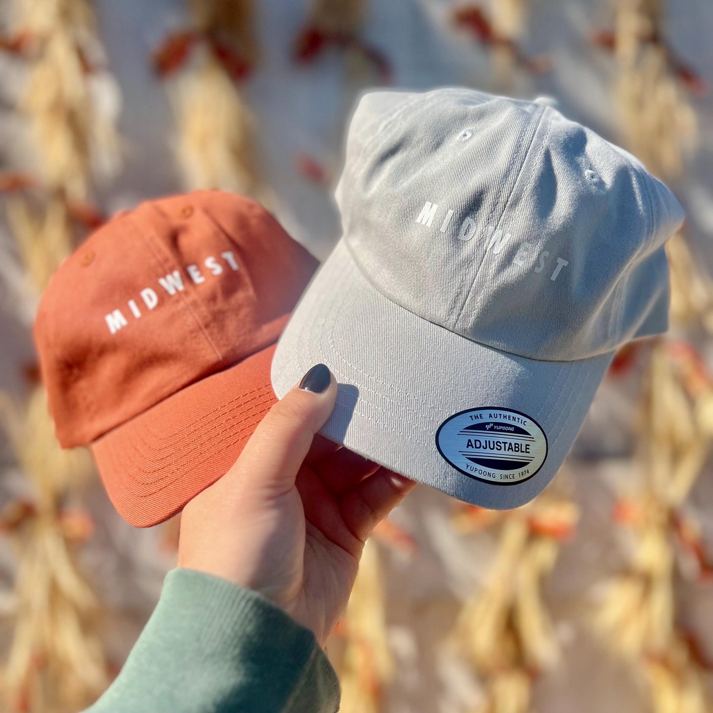 MIDWEST Hat. Dad Hat. Adjustable Baseball Cap. Midwest. Unisex Hat.