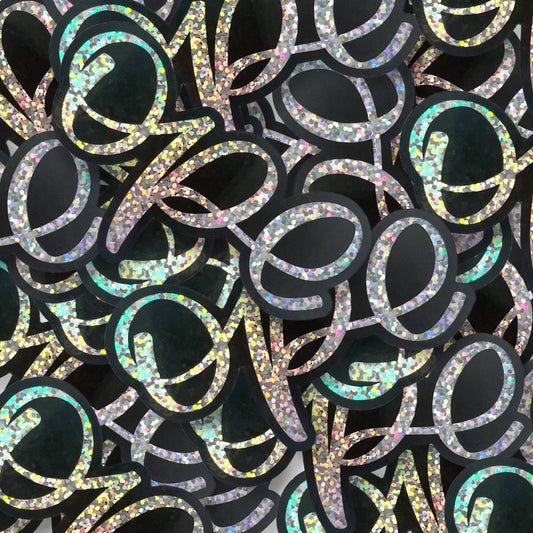 Ope Sticker. Midwest Slang. Holographic Sticker. Weatherproof Waterproof Vinyl Sticker. Rainbow Holographic Sparkly Glitter Sticker.