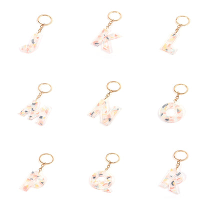 Acrylic Letter Keychain. Initial Keychain. 2 Inch Clear Acrylic Keychain. Personal Gift Accessoroy.