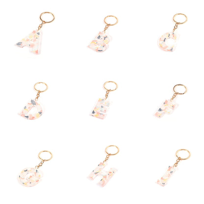 Acrylic Letter Keychain. Initial Keychain. 2 Inch Clear Acrylic Keychain. Personal Gift Accessoroy.